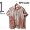 Workers Open Collar Shirt, Print画像