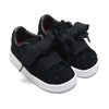 PUMA SUEDE HEART VALENTINE INFANT PUMA BLACK 365137-02画像
