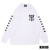 KROD TM L/S TEE WHITE画像