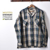 MOJITO ABSINTHE SHIRT Bar.2.0 MADRAS LINEN REEN 2082-1103画像