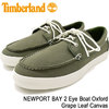 Timberland NEWPORT BAY 2 Eye Boat Oxford Grape Leaf Canvas A1Q8H画像