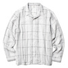 RADIALL ROCK STEADY - OPEN COLLARED SHIRT L/S (SNOW WHITE)画像