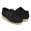 Clarks WEAVER BLACK SUEDE (WOMENS) 26122847画像