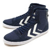 hummel SLIMMER STADIL CANVAS HIGH DRESS BLUE HM63111K-7647画像