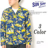 SUN SURF L/S RAYON HAWAIIAN SHIRT "HAWAIIAN HULA" SS27761画像