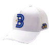 YOSHINORI KOTAKE DESIGN × BEAMS GOLF B LOGO MESH CAP WHITE画像