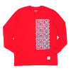 Supreme Stacked L/S Top RED画像