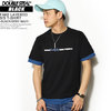 DOUBLE STEAL BLACK FAKE LAYERED S/S TEE -BLACK- 981-16201画像