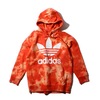 adidas Originals TIE DYE HOODIE Trace Scarlet CW1335画像