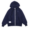DESCENDANT PE/ZIPUP HOODED SWEATSHIRT INDIGO 181ATDS-CSM21画像