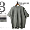Kaptain Sunshine PAPER LOOOP WHEEL JARSEY BIG SILHOUTTE TEE KS8SCS02画像