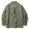 RADIALL CIRCLE OF LOVE - WINDBREAKER JACKET (OLIVE DRAB)画像