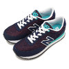 new balance WZ501STB NAVY/TURQUOISE画像