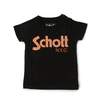 Schott CHECKER LOGO T-SHIRT 421018101画像