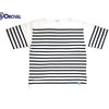 Orcival #6116 MEN'S S/S BOATNECK TEE white x black画像