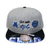 Mitchell & Ness MAGIC SHAQUILLE O'NEAL スナップバックキャップ GREYxBLACK FFMN2846901画像