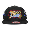 NEW ERA 76ERS FINE SIDE スナップバックキャップ BLACK CNFNEPPS054画像