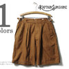 Kaptain Sunshine RIVIERA SHORT PANTS FINX COTTON SHUTTLE PANAMA KS8SPT04画像