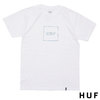 HUF BOX LOGO S/S TEE WHITE画像