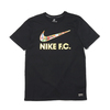 NIKE AS M NK FC TEE SWSH FLAG BLACK/METALLIC GOLD 911401-010画像