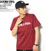 DOUBLE STEAL ROUGH LOGO S/S TEE -BURGUNDY- 982-14015画像