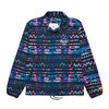 Herschel Supply Co VOYAGE COACH JACKET Zig Zag Black Blue 15002-00090画像