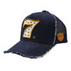 YOSHINORI KOTAKE DESIGN DENIM 7 LOGO MESH CAP INDIGO画像