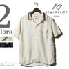 REMI RELIEF 襟付き オープンカラーシャツ レーヨン ボーリングシャツ RN1822-9166画像