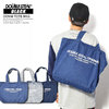 DOUBLE STEAL BLACK DENIM TOTE BAG 482-92202画像
