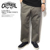 CUTRATE 5 POCKET WIDE CHINO PANTS -GRAY-画像