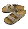 BIRKENSTOCK ARIZONA BS TAUPE | SUEDE-LEATHER | BETTER REGULAR 51461画像