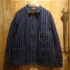 FREEWHEELERS UNION SPECIAL OVERALLS “SILVER HAMMER WORK JACKET” Original Indigo Star Stripe Cloth 1821005画像