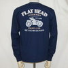 THE FLAT HEAD THC LONG SLEEVE-SEE YOU ON THE ROAD F-THCL-208画像