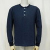 THE FLAT HEAD )INDIGO THERMAL-HENRY NECK F-THL-002画像