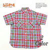 SUGAR CANE MADRAS CHECK S/S WORK SHIRT SC37932画像