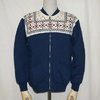 THE FLAT HEAD FULL ZIP SWEAT JACKET SNOW PATTERN F-CZR-102画像