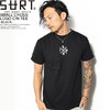 SURT &times; ONEITA SMALL CROSS LOGO C/N TEE -BLACK- 022-SURT1画像