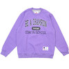 Supreme Champion Stay In School Crewneck LT.PURPLE画像