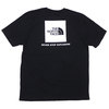 THE NORTH FACE S/S RED BOX LOGO TEE BLACKxWHITE画像