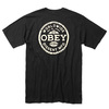 OBEY BASIC TEES "OBEY DISSENT STANDARDS" (BLACK)画像