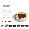 MARTIN FAIZEY CANVAS W-RING BELT画像