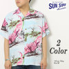 SUN SURF S/S RAYON HAWAIIAN SHIRT "PIKAKE SYMBOL OF HAWAII" SS37793画像