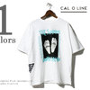 CAL O LINE &times; HANG TEN アイコン プリントTシャツ CHW-002画像