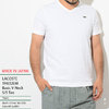 LACOSTE TH632EM Basic V-Neck S/S Tee MADE IN JAPAN画像