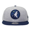NEW ERA MINNESOTA TIMBERWOLVES スナップバックキャップ GREYxNAVY NRNE70387913画像