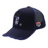 YOSHINORI KOTAKE DESIGN CAMO 1 LOGO MESH CAP NAVY画像