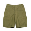 Buzz Rickson's TROUSERS MEN'S COTTON SATEEN OLIVE GREEN QM SHADE 107, TYPE I,CLASS SHORTS BR51735画像
