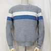 THE FLAT HEAD Club Label WOOL KNIT-LINE BORDER CREW NECK CL-KT007画像