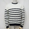 THE FLAT HEAD Club Label COTTON KNIT-CABLE BORDER CL-KT006画像