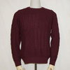 THE FLAT HEAD Club Label COTTON KNIT-RANDOM CABLE CREW NECK CL-KT004画像